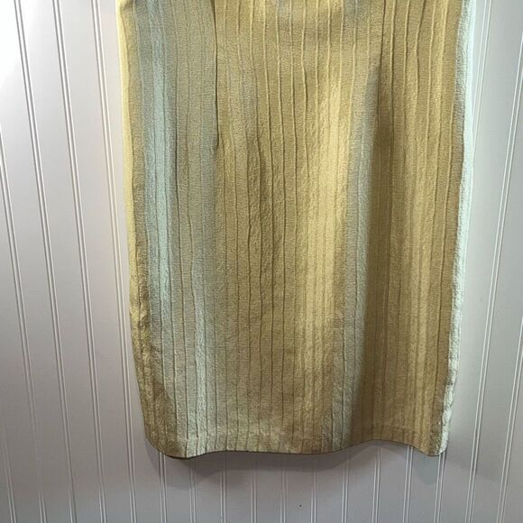 AS-HRO Vintage Jacket With Dress Womens Size 12 Tan Ribbed Long Sleeve Button Up - Picture 6 of 9